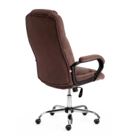 Кресло BERGAMO хром (22) флок коричневый 6 - Изображение 4